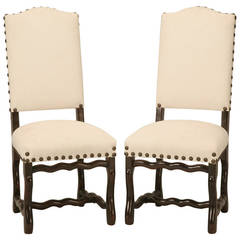 Pair of Vintage French Side Chairs