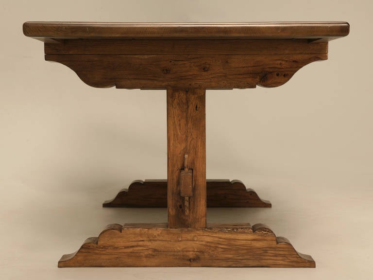 Hand-Crafted Authentic Italian Style Farm Table Made from Reclaimed Lumber Available Any Size For Sale