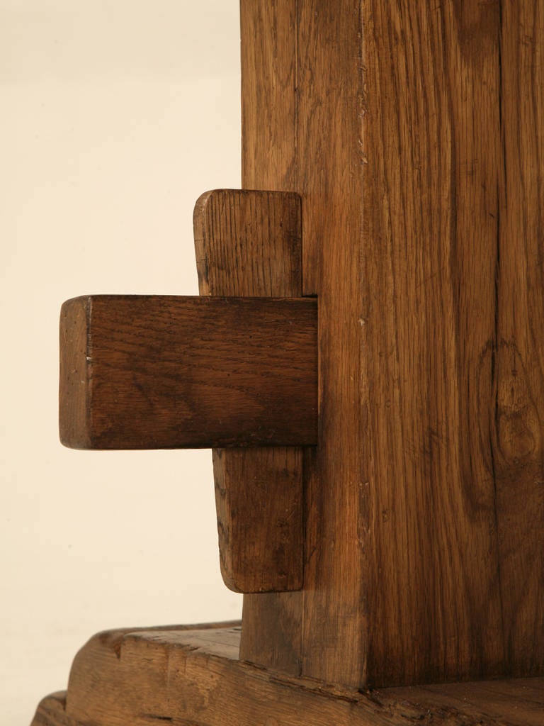 Chêne Authentique table de ferme de style italien fabriquée à partir de bois de récupération Disponible dans toutes les tailles en vente