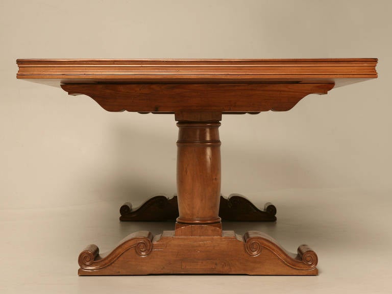 Country French Walnut Dining Table Made to Order in Any Dimension or Finish New For Sale 1