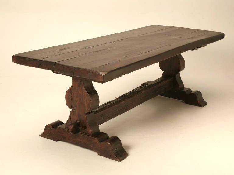 French Oak Trestle Table, circa 1820 3