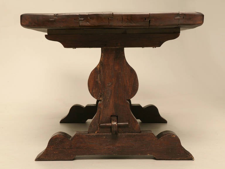 French Oak Trestle Table, circa 1820 4