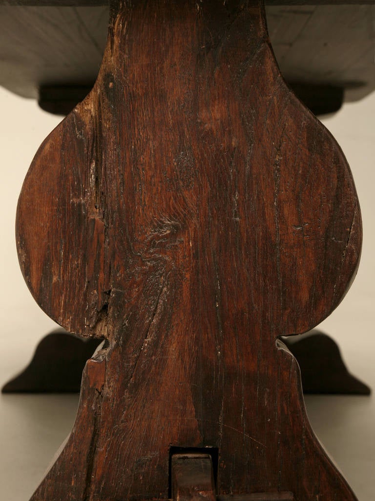 French Oak Trestle Table, circa 1820 5