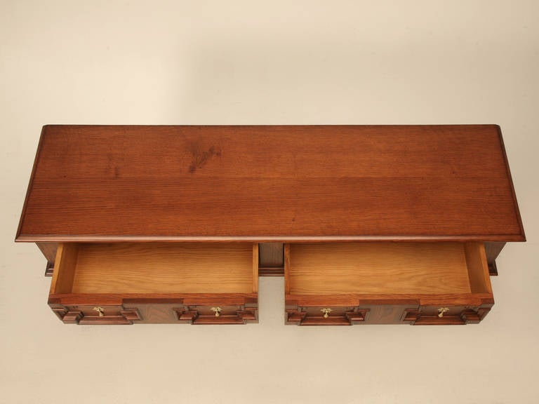 traditional console table