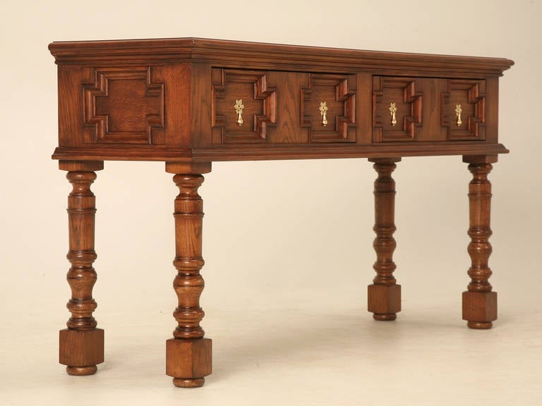 english console table