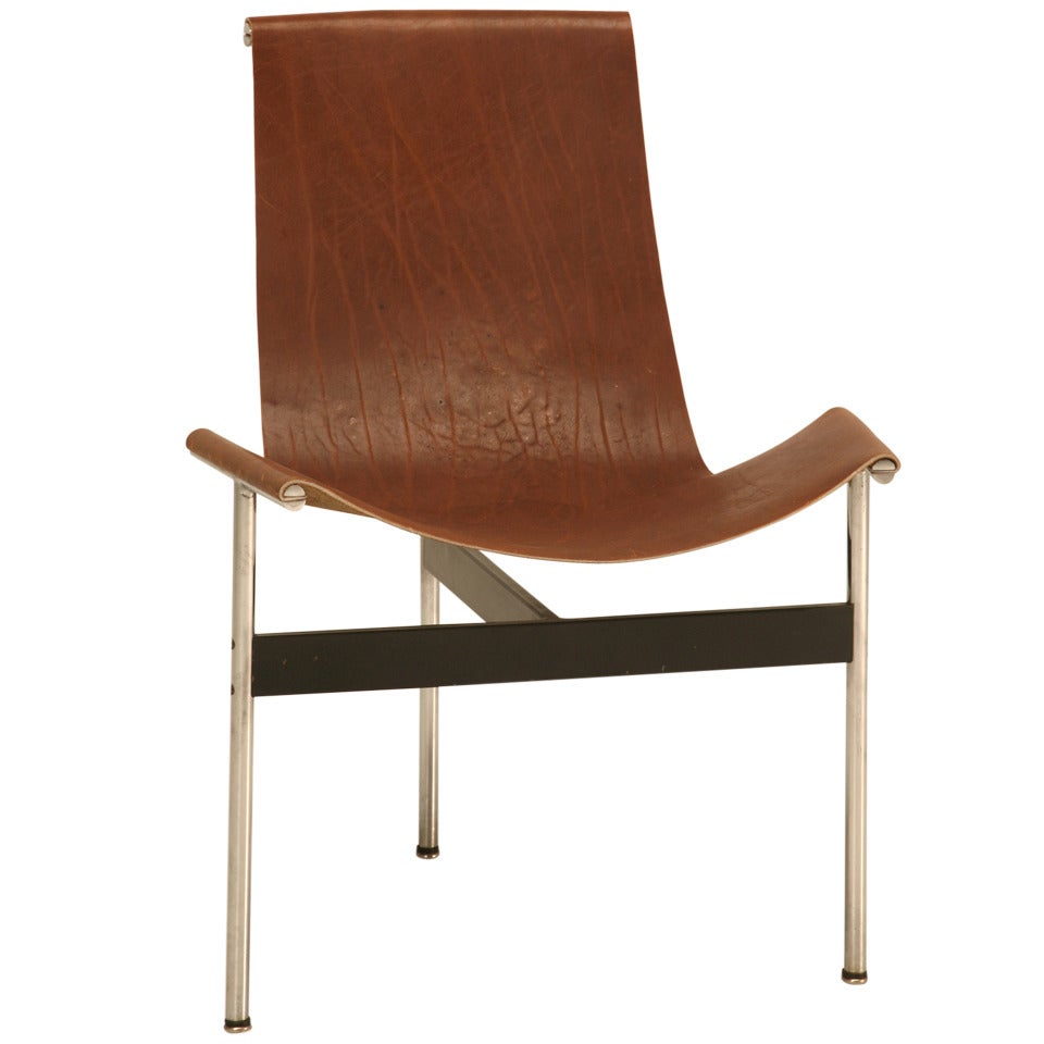 Chaise Vintage originale en "T" de Katavolos:: Kelly & Littell pour Laverne International