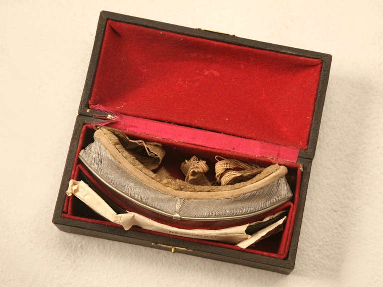 Early 20th Century Pair of Vintage Rayonnante Driving or Flying Goggles in Fitted Box 3