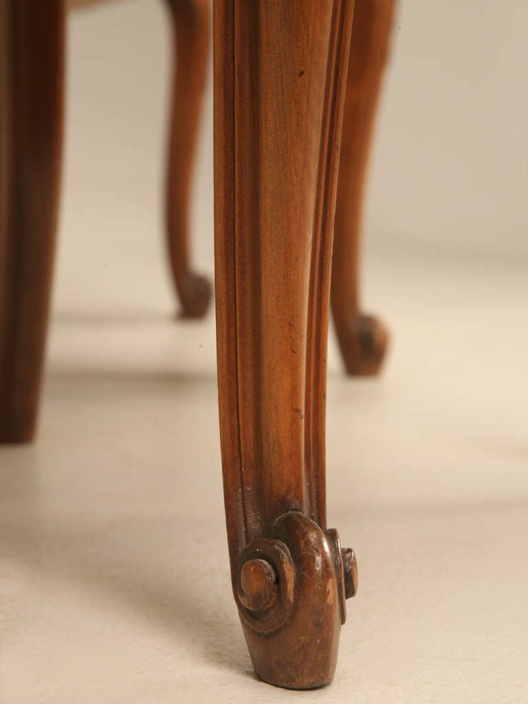 Mid-20th Century French Louis XV Cherry Dining Chairs c1940's