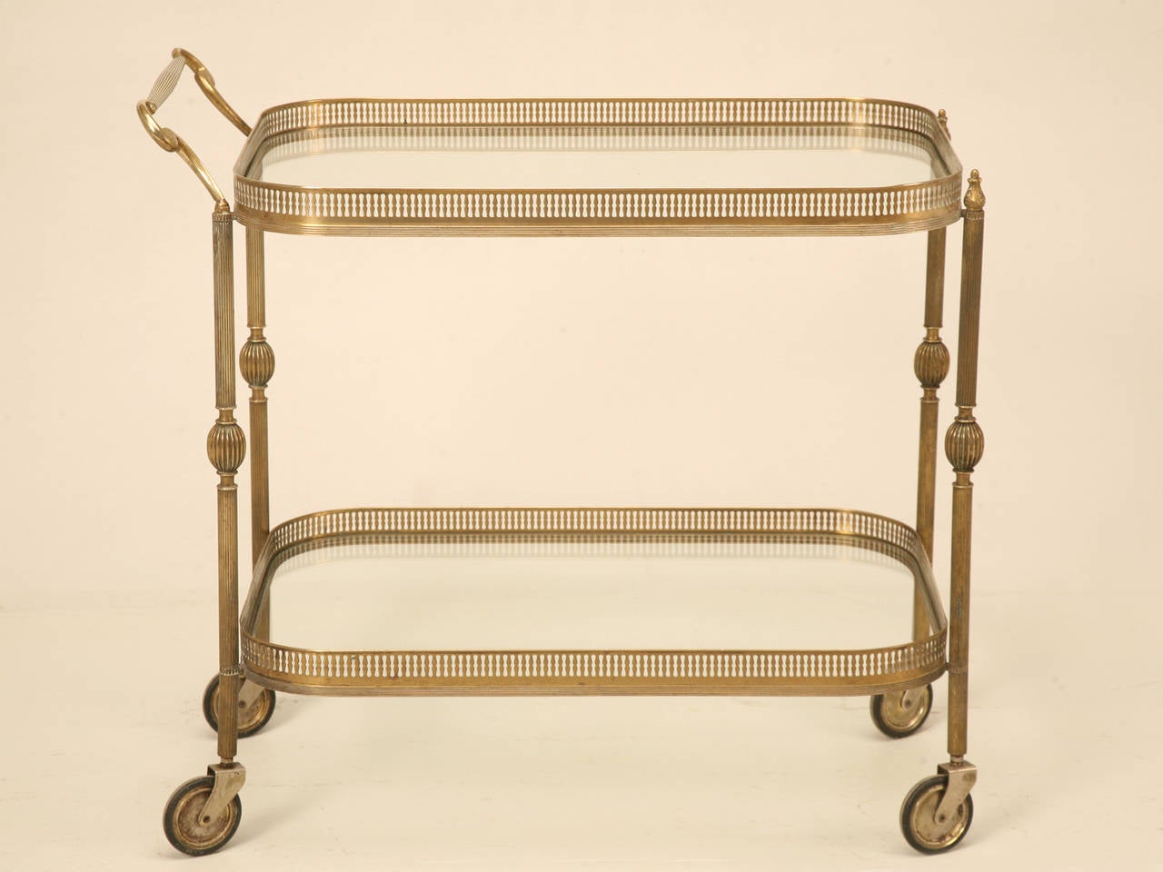 Vintage French Tea Cart with a Beautiful Patina