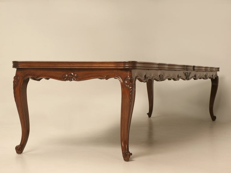 Mid-20th Century  French Louis XV Walnut Dining Table