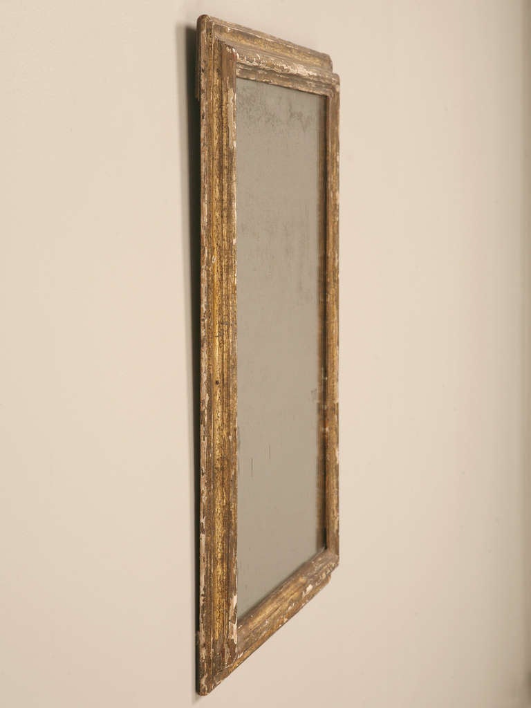 Full of charm and character, this rustic French mirror has all the attributes you could ever hope for. Estimated from about 1800, I believe we are being overly cautious, as there is no doubt in my mind, it is earlier. Approaching this mirror from
