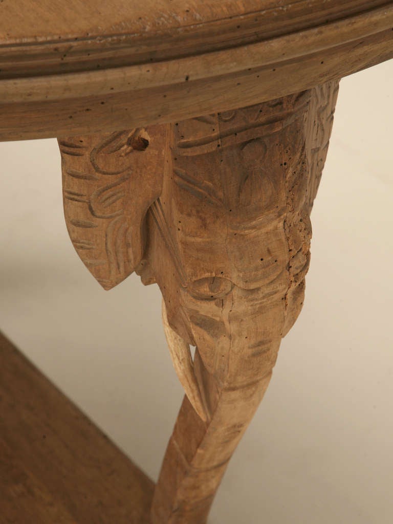 Original Antique French White Oak 