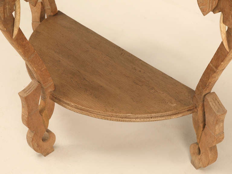 Original Antique French White Oak 