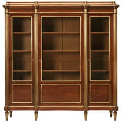 Mahogany Louis XVI Style Bookcase, circa 1900 8