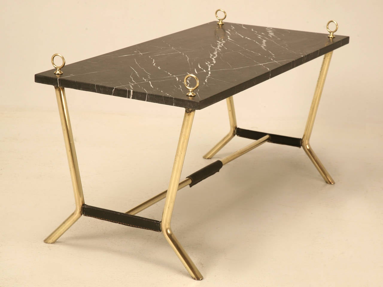 Mid-Century Modern French Coffee Table Attributed to Jacques Adnet 1