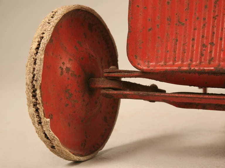 1920's Original Paint Metal Toy Pedal Car 1