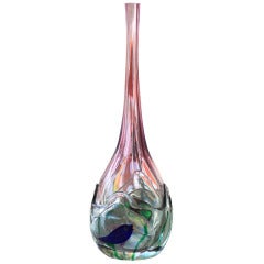 Monumental Barbini  Glass Aquarium Vase