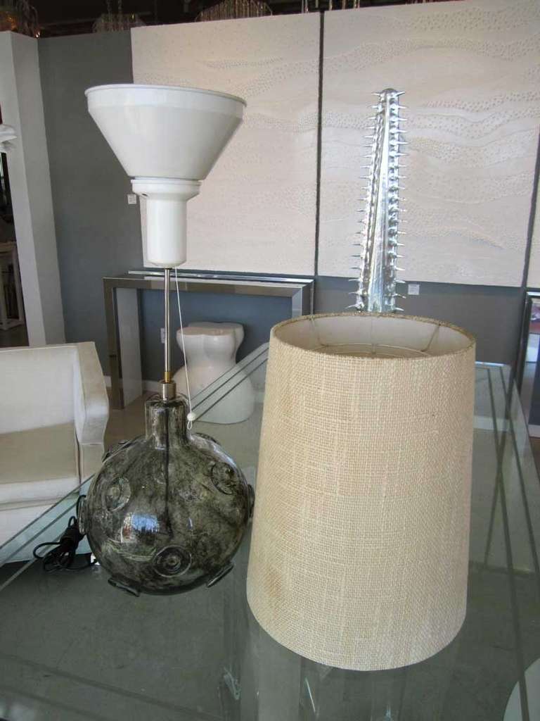 Rare Ercole Barovier Murano Lamp