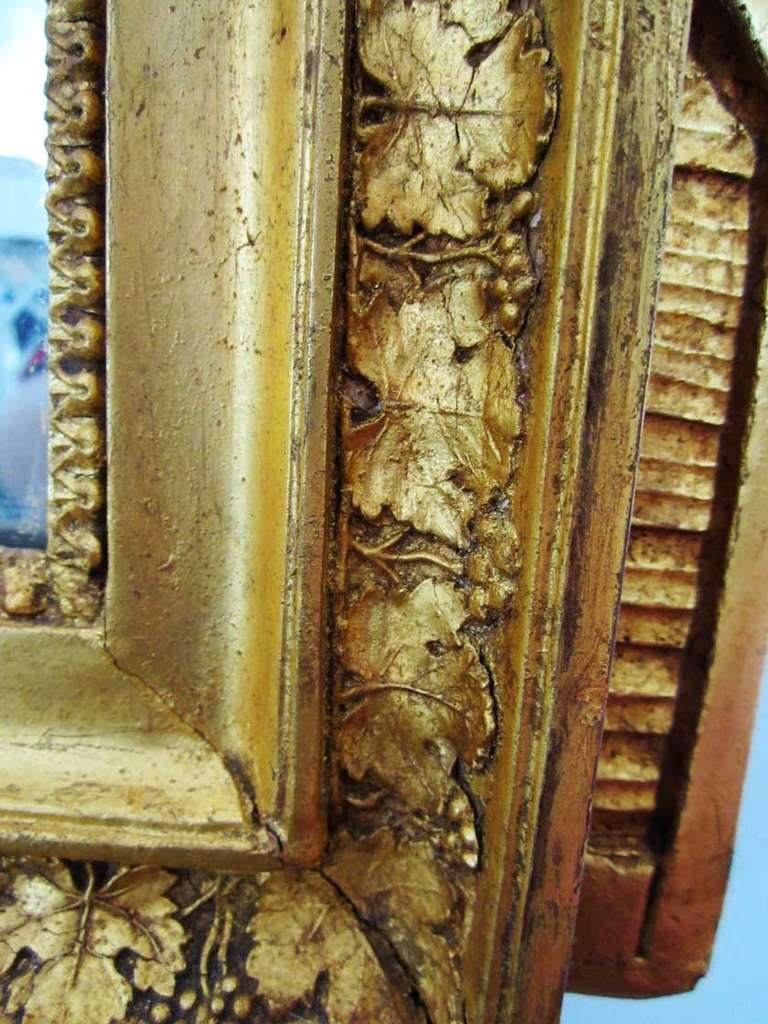 Unknown Carved and Gilt Wood Late 18th Century Mirror