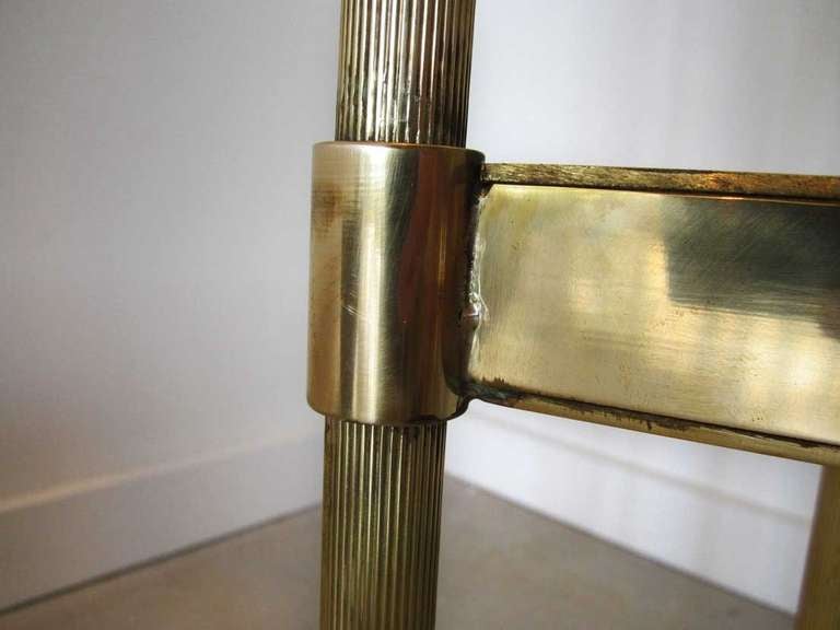 Pair of Brass Italian Standing Floor Lamps For Sale 5