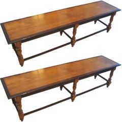 Antique A Pair of 19th Century Dutch Benches