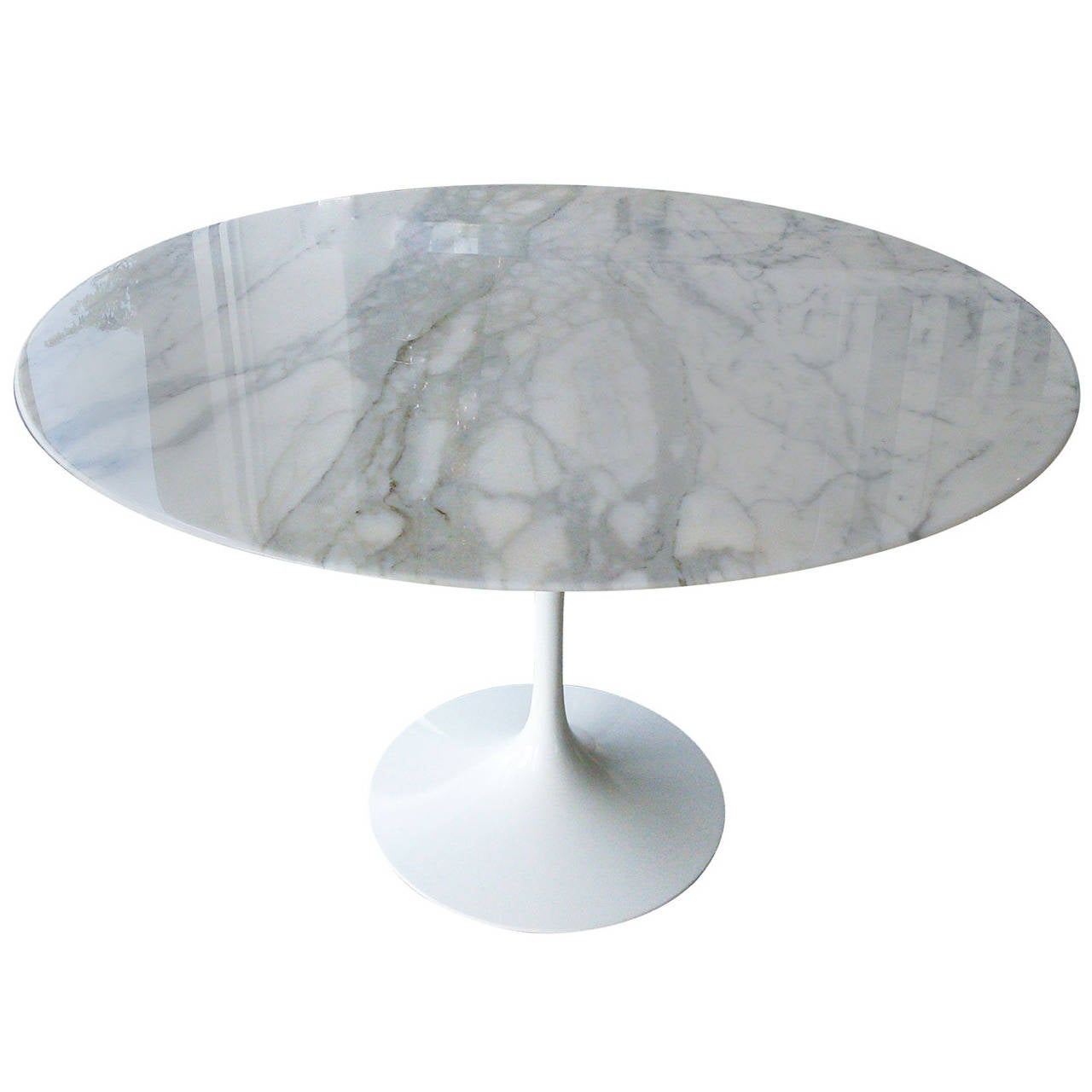  Saarinen for Knoll White Marble Dining Table is no longer available