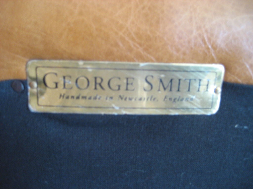 George Smith Leather Chesterfield Ottoman 6