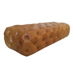 George Smith Leather Chesterfield Ottoman