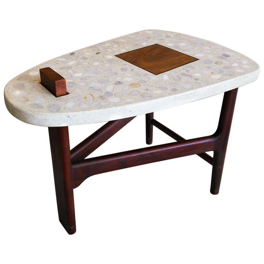 Harvey Probber Terrazzo End Table For Sale