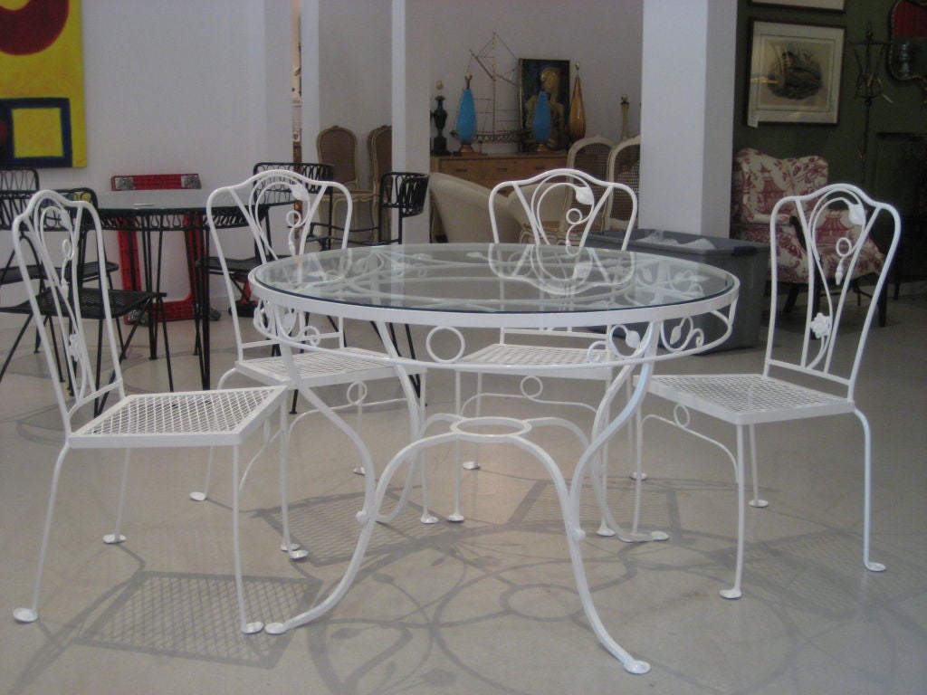 Vintage Salterini Garden Dining Set 6