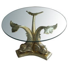 Monumental Brass Dolphin Table
