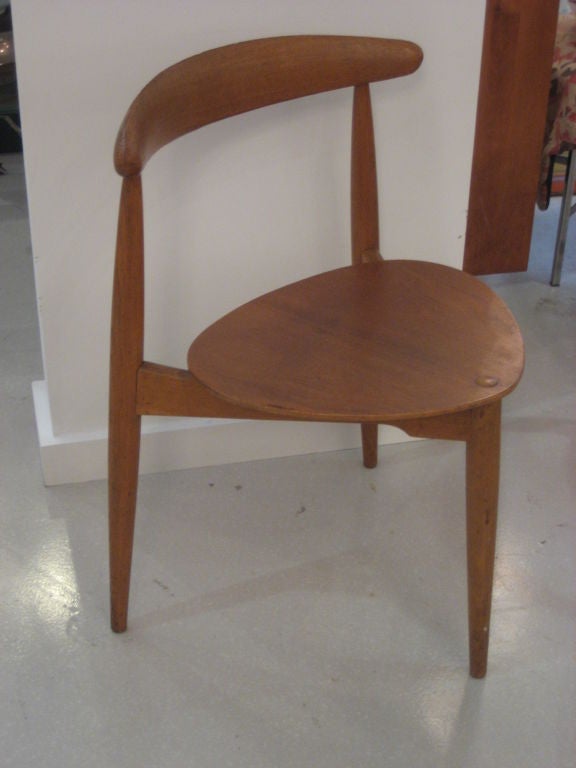 Set of Five Hans Wegner Vintage Dining Chairs 1