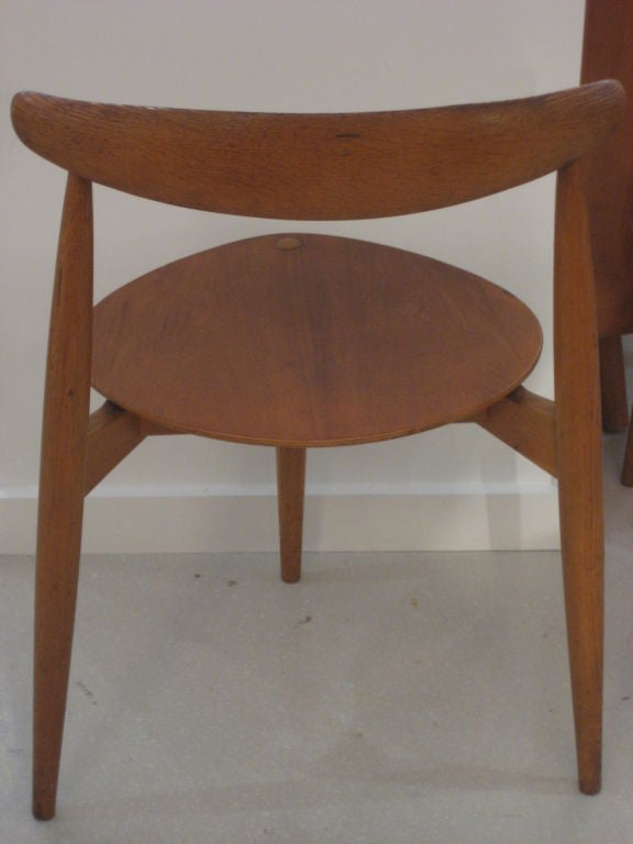 Set of Five Hans Wegner Vintage Dining Chairs 2