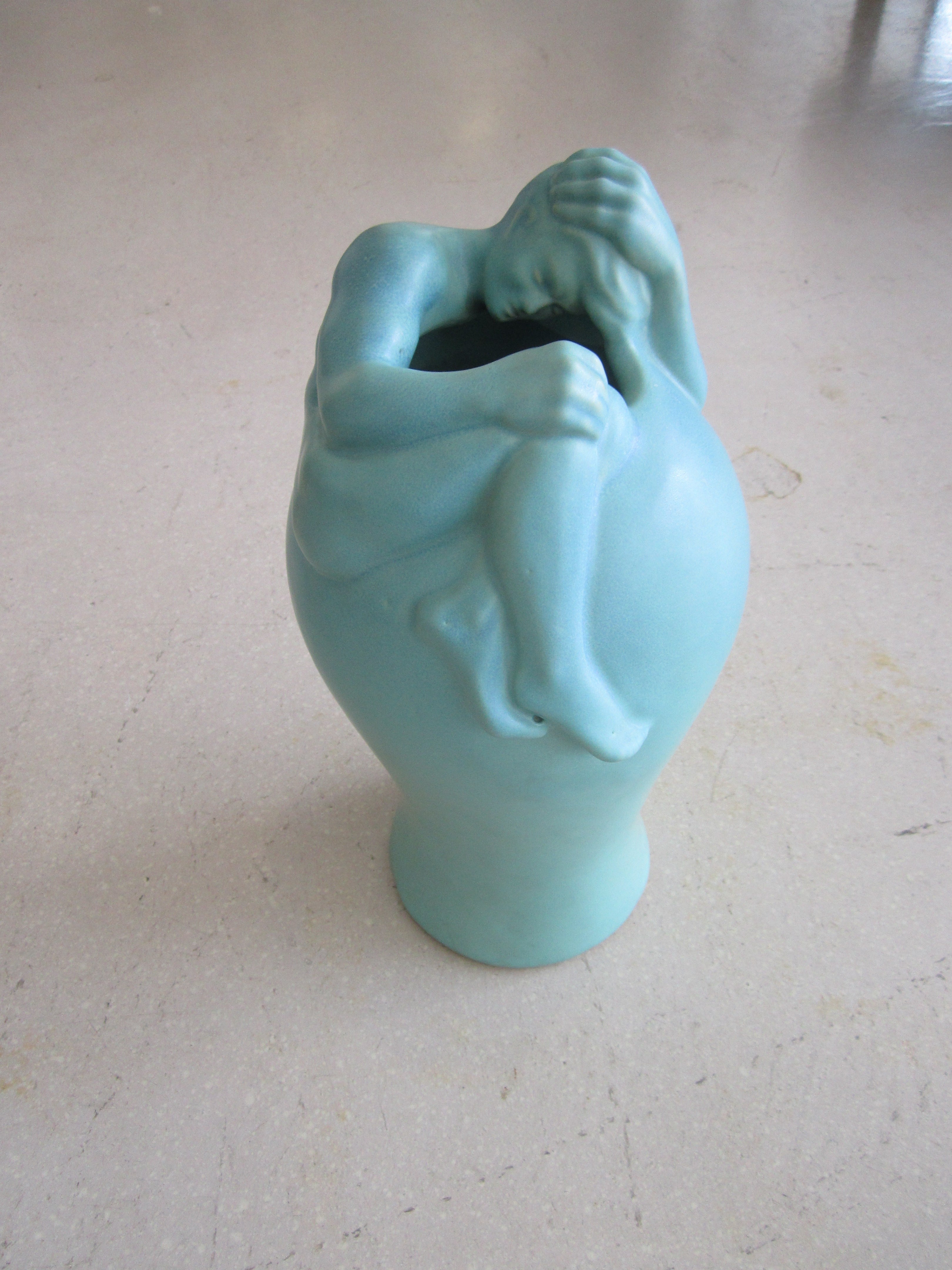 Rare Van Briggle Figural Vase