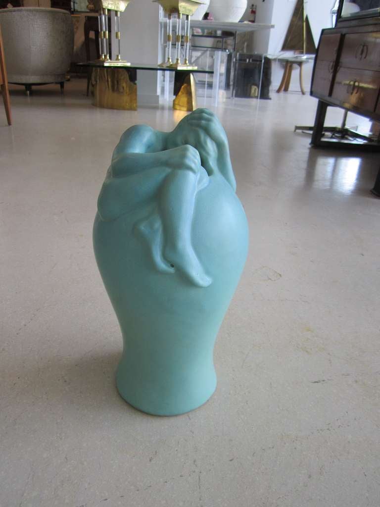 Rare Van Briggle Figural Vase 2