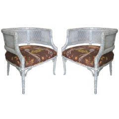Pair of Old Palm Beach Scoop Chairs