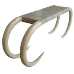 Maitland Smith Stingray Tusk Console Table