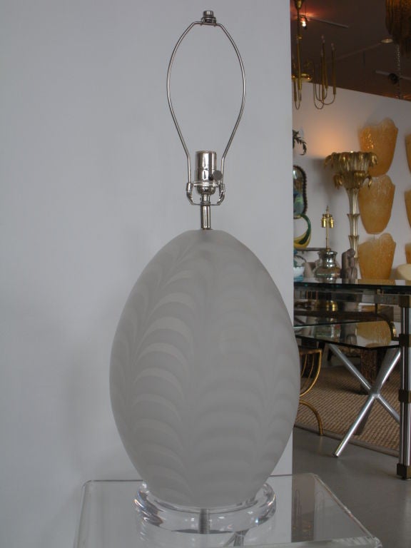 Pair of Vintage Murano Glass Lamps