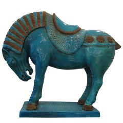 Vintage Terra Cotta Horse