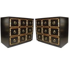 Pair of Dorothy Draper Espana Chests