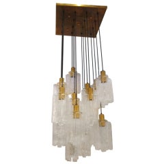 Vintage Kalmar Austrian Glass Light Fixture