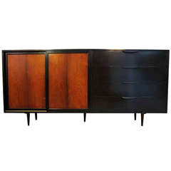 Harvey Probber Credenza Two Tone Sideboard