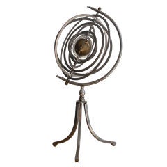 English Nickel and Brass Scientific Sculpture