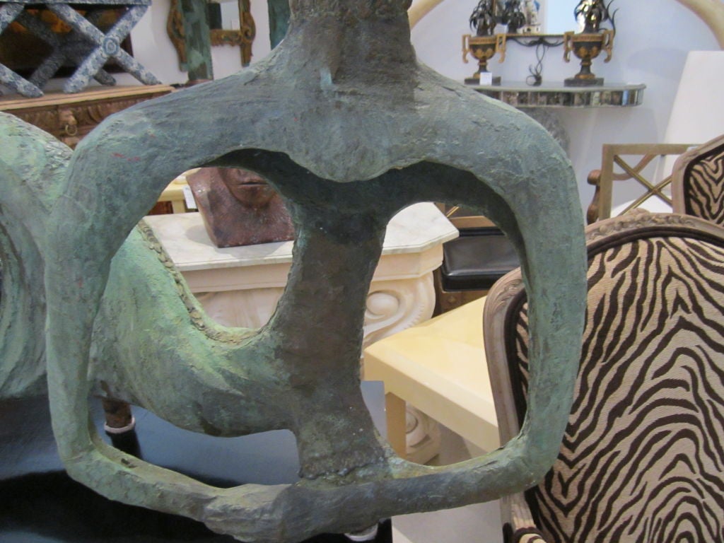 Unknown Bronze Mermaid Sculpture by Ikaris