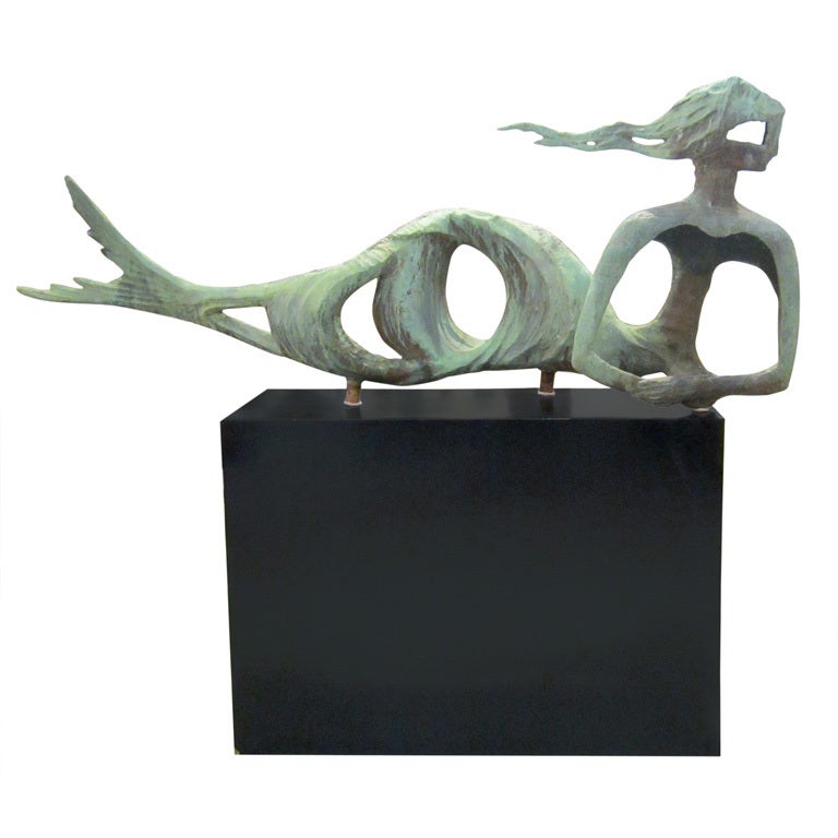 Bronze Mermaid Sculpture by Ikaris