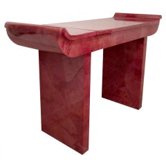 Goatskin Console Table - Enrique Garces