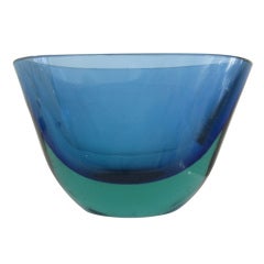 Vintage Murano Glass Sommerso Vase