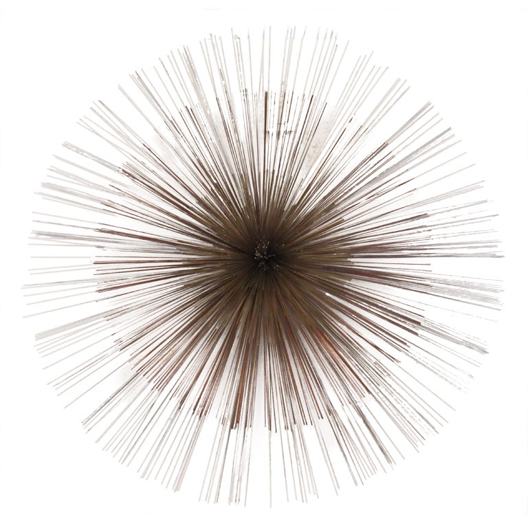 Signed C. Jere Urchin Wall Sculpture at 1stDibs