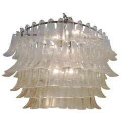 Monumental Murano Glass Light Fixture Monumental Murano Glass Light Fixture