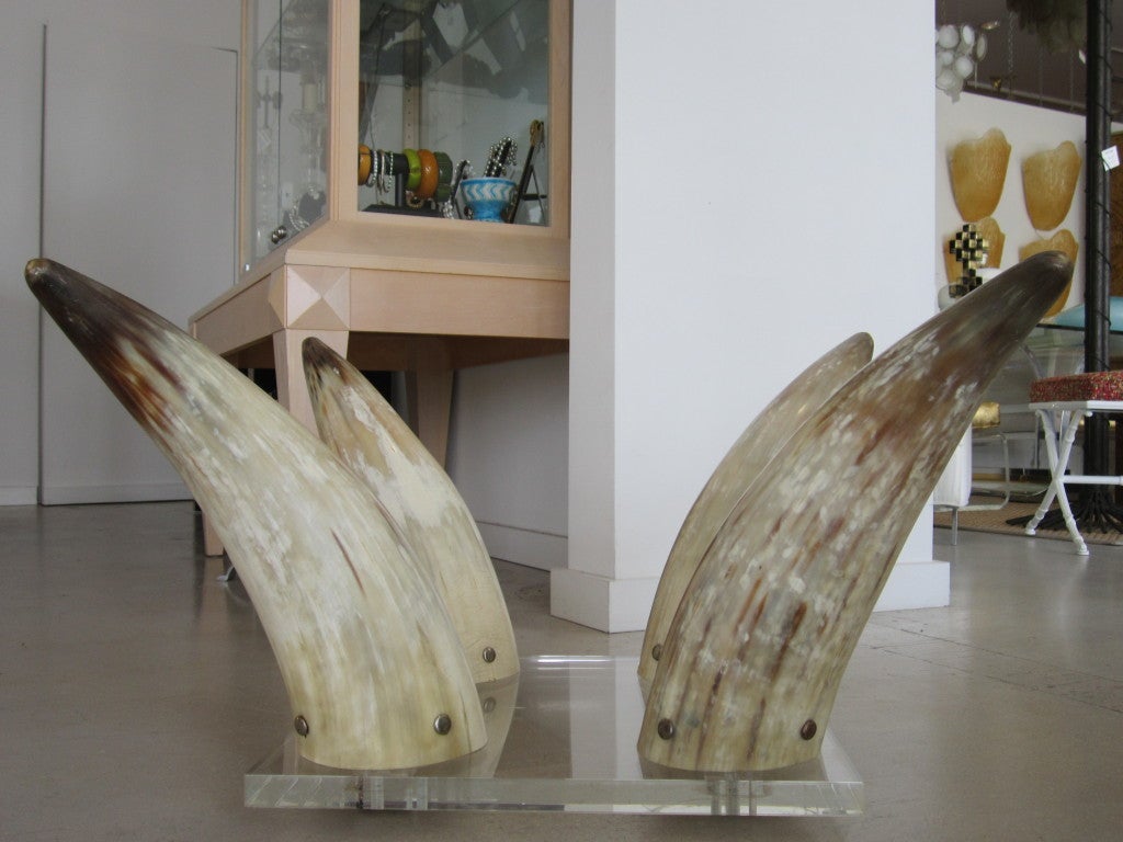 Bull Horn Coffee Table Base at 1stdibs